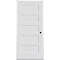 Trimlite Primed 5Panel Equal Panel Interior Shaker 20 Min Fire Rated 71/4" LH Prehung 3068134PRI840520MLH15M714 - alternate 1